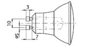 Tungsten Halogen Mains Voltage GU10 Lamp Base Image