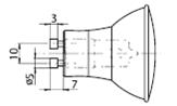 Tungsten Halogen Mains Voltage GZ10 Lamp Base Image